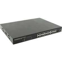 Коммутатор  MultiCo   EW-P70242L2   Управляемый коммутатор (24UTP  10 100 1000Mbps  PoE+  +2Combo 1000BASE-T SFP)