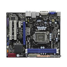 Мат. плата ASRock H55M-LE &lt;S1156, iH55, 2*DDR3, PCI-E16x, SVGA, DVI, SATA, GB Lan, mATX, Retail&gt;