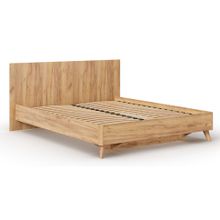 Алмаз. Любимый дом Марта-2 Кровать двуспальная 1600 с кроватным основанием (Дуб золотой)