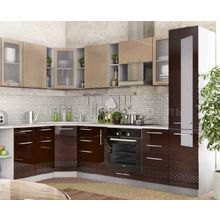 Кухня Капля угловая с пеналом 1650х2850 (модульная)