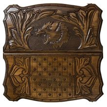 Нарды резные "Волк"