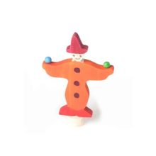 Фигурка декоративная для подсвечников - клоун оранжевый (Grimms)