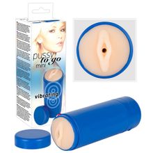 Orion Вибромастурбатор-вагина Pussy to go mini vibrating (телесный)