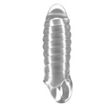 Прозрачная насадка на пенис закрытого типа N 36 Stretchy Thick Penis Extension - 15,2 см. (220015)