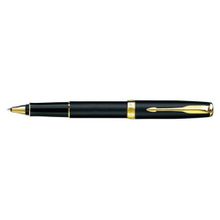 Ручка роллер Parker модель Sonnet черная с золотом в коробке