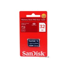 Карта памяти Memory Stick SanDisk 32Gb PRO DUO