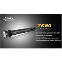 FENIX Фонарь Fenix Flashlights TK60 XM-L (800лм)