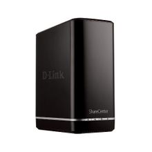 Сетевой накопитель D-Link DNS-320L с 2 отсеками для жестких дисков с поддержкой сервиса mydlink