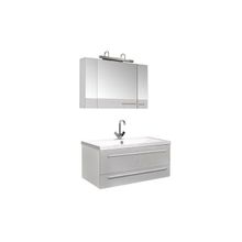 Aquanet Мебель для ванной Нота 100 камерино (серый) - Тумба Нота 100 серая (ламинированое ДСП)