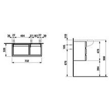 Мебель для ванной Laufen Alessi one 4.2445.0.097.631.1