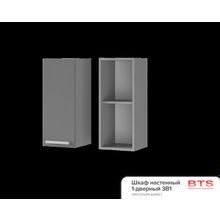 BTS 3В1 Шкаф настенный 1-дверный Эмили ID - 302137