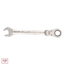 Matrix Ключ комбинированный трещоточный, 16 мм, CrV, шарнирный, зеркальный хром Matrix