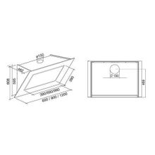 FALMEC QUASAR 60 VETRO (800) WH