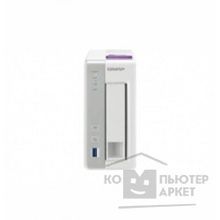 Qnap TS-131P Сетевое хранилище 1xHDD 2,5" и 3,5", Hot-Plug, Dualcore CPU AL-212 1.7 GHz, 1GB DDR3, 1GigLAN