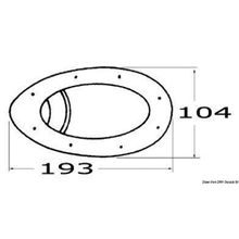 Osculati Paar of Compact recess lights 24 V, 13.254.24