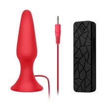 Dream Toys Красная анальная вибропробка с пультом управления MENZSTUFF 5INCH SLIM INTRUDER BUTT PLUG - 13 см. (красный)