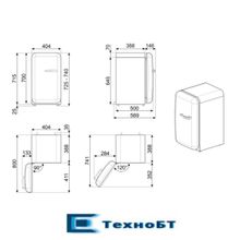 Минибар Smeg FAB5LPK3