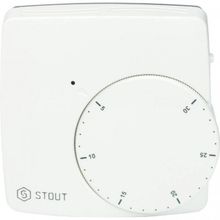 Термостат комнатный электронный WFHT-DUAL с дистанционным датчиком «в пол» Stout, STE-0002-000010
