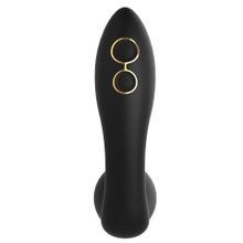 Черный анальный вибромассажер Renee с пультом ДУ (236922)