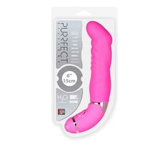 Dream Toys Розовый вибростимулятор точки G PURRFECT SILICONE 6INCH 10FUNCTIONS - 15 см. (розовый)