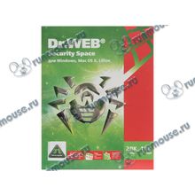 Программа для комплексной защиты "Dr.Web Security Space PRO", 2 ПК на 12 месяцев, рус. (1CD, Box) (ret) [95140]