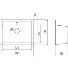 Мойка Orivel Quadro 60 170720