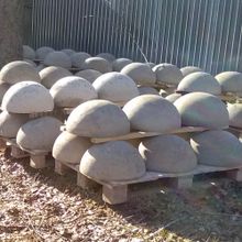 Бетонное ограждение полусфера 500х300