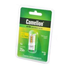 Лампа светодиодная Camelion LED4-G9 830 G9 4Вт 3000К BL1