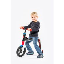 Самокат-беговел трансформер Scoot&Ride Highway Gangster 2 в 1 (бело-зелено-синий)