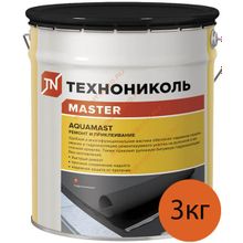 АКВАМАСТ мастика для ремонта и приклеивания (3кг)   AQUAMAST мастика битумная для ремонта и приклеивания (3кг)