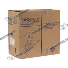 Кабель UTP 6 кат. Neomax "NM10601", 4 пары, однож., 23AWG 0.57мм, медь (305м) [61093]