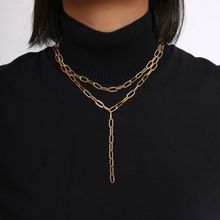 Многослойное колье под золото (арт. 79790-1)