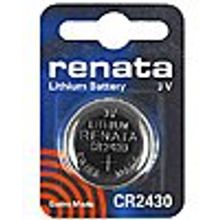 Батарейка CR2430 Renata литиевая 3V (1 шт упаковка) таблетка