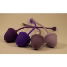 4sexdreaM Набор из 4 вагинальных шариков разного веса (разноцветный)