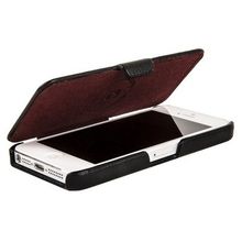 Кожаный чехол Hoco для iPhone 5 черный