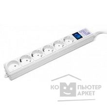 PowerCube Фильтр-удлинитель SPG 5+1 -16B-5M 6 розеток, 5м,16А 3,5кВт, белый