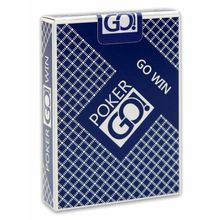 Игральные карты серия "PokerGo" blue  54 шт колода (poker size index jumbo, 63*88 мм) (ИН-9065)