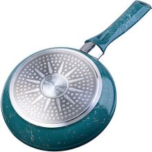 80229 Сковородка 18см алюм мрам с крышкой Турция MB (х12