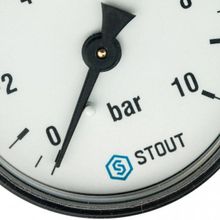 Манометр аксиальный Ø50 Stout, SIM-0009-501008