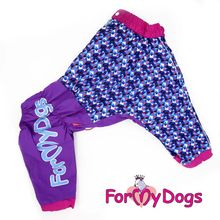 Дождевик для крупных собак ForMyDogs синий для мальчика 233SS-2016 M