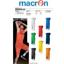 Баскетбольная форма мужская Makron Brooklyn.