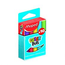 Мел COLOR`PEPS цветной, для детей, кругл. 10 цветов в упаковке ,MAPED