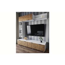 Case Гостиная ASTERIA XS Дуб вотан Белый глянец