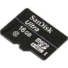 Карта памяти micro SDHC 16Gb Sandisk Ultra Class 10