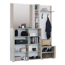 Прихожая №17  1500x320x2000 Дуб солсбери светлый Белый