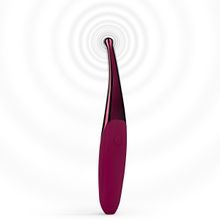 Senzi Фиолетовый точечный вибромассажер Senzi Vibrator - 14,7 см. (фиолетовый)