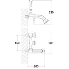 Lemark Jasmine LM6612B для ванны, бронза