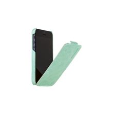 Кожаный чехол Borofone General Flip Leather Turquoise (Бирюзовый цвет) для iPhone 5
