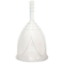 Тюльпан Белая менструальная чаша размера S (белый)