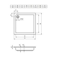 Душевой поддон Riho (DC0400500000000) 90x90